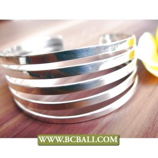 Cuff  Bracelets Siver Alpaka Bali